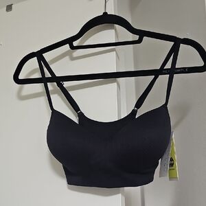 NWT All In Motion Sports Bra Medium Support BlacK XS